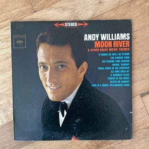 “Andy Williams Moon River and other great movie themes” vinyl record